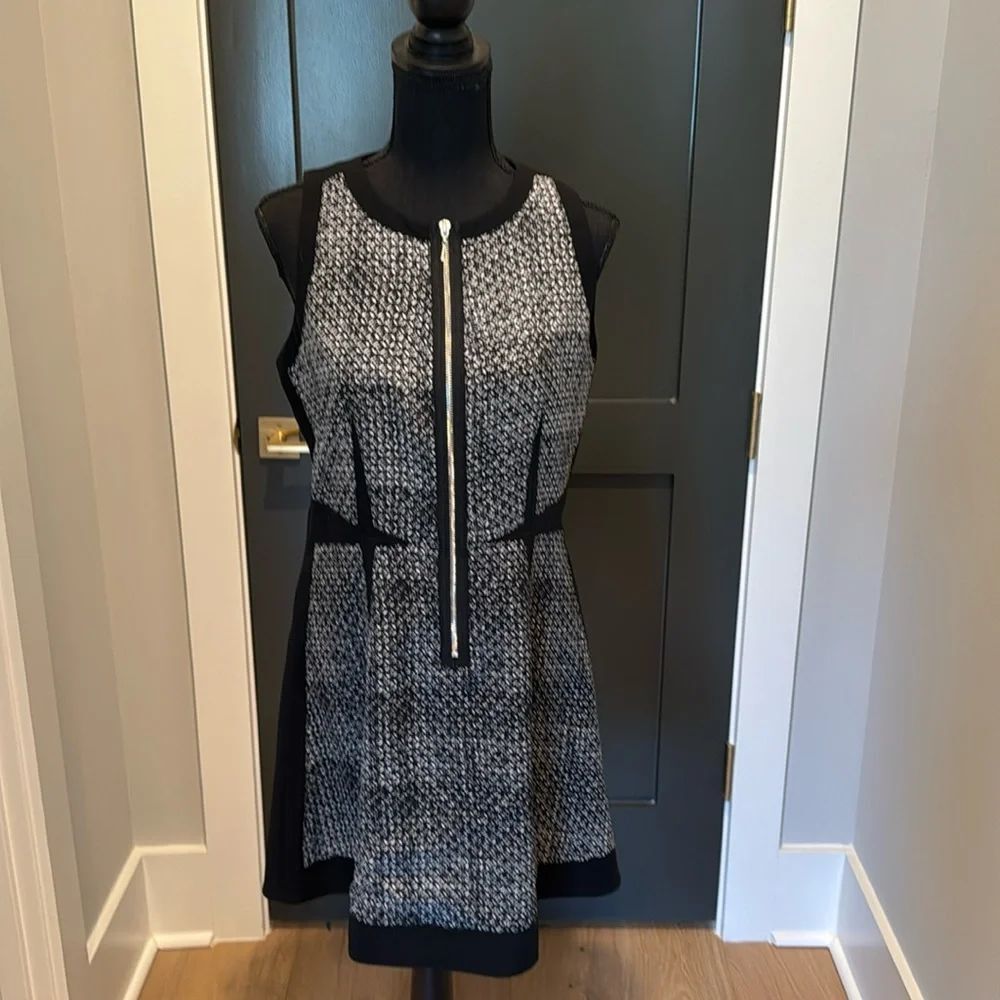Rebecca Taylor Black and White Dress Size 8 Worn Once